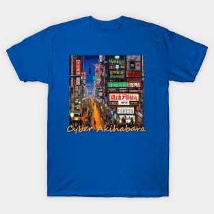 Japan Cyber Akihabara Tokyo by Kana Kanjin T-Shirt